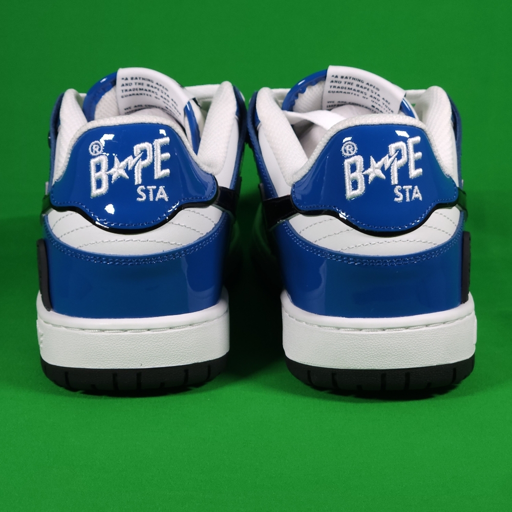 ❌️SOLD❌️ Bape Sk8 Sta #2 Blue And White Sneakers Size 10 Mens - Picture 3 of 9